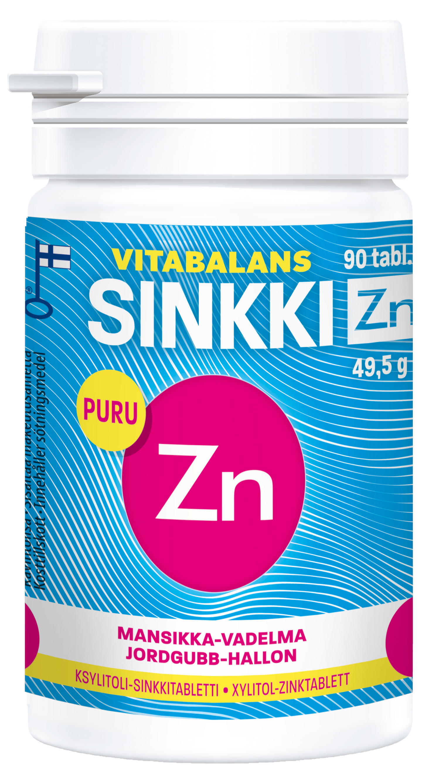 Vitabalans Sinkki Zn tabl 90kpl 49g