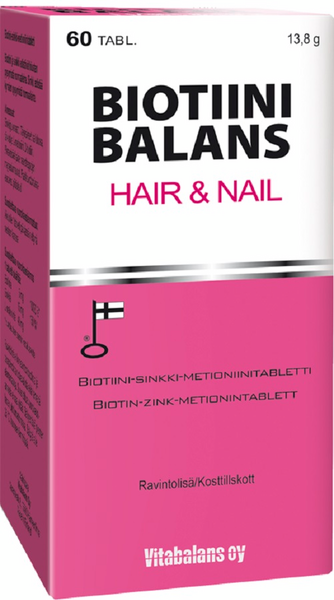 Biotiini Balans Hair & Nail | K-Ruoka Verkkokauppa