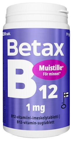 Vitabalans Betax B12 1mg 220kpl/51g