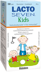 Lacto Seven Kids 50tabl 28g maitohappobakteeri