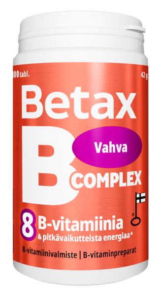 Betax B-Complex pitkävaikutteinen vahva 100 tabl. 42g