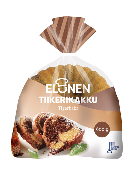 Elonen Tiikerikahvikakku 600g | K-Ruoka Verkkokauppa