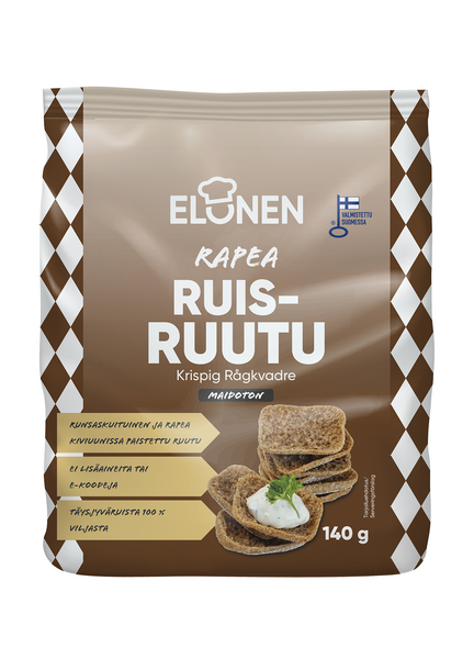 Elonen Rapea Ruisruutu 140g