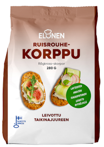 Elonen Ruisrouhekorppu 280g laktoositon