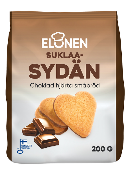 Elonen suklaasydän suklaa pikkuleipä 200g