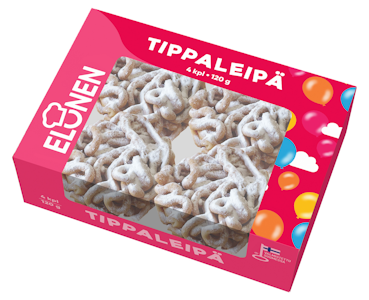 Elonen laktoositon tippaleipä 4kpl/120g