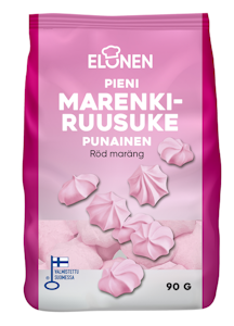 Elonen laktoositon maidoton pieni marenkiruusuke punainen 90g