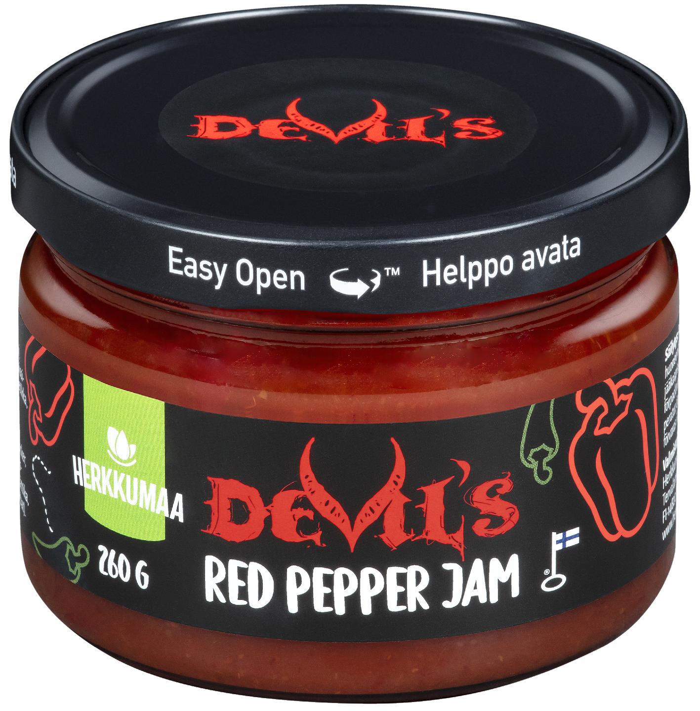 Devil´s Red Pepper Jam 260g