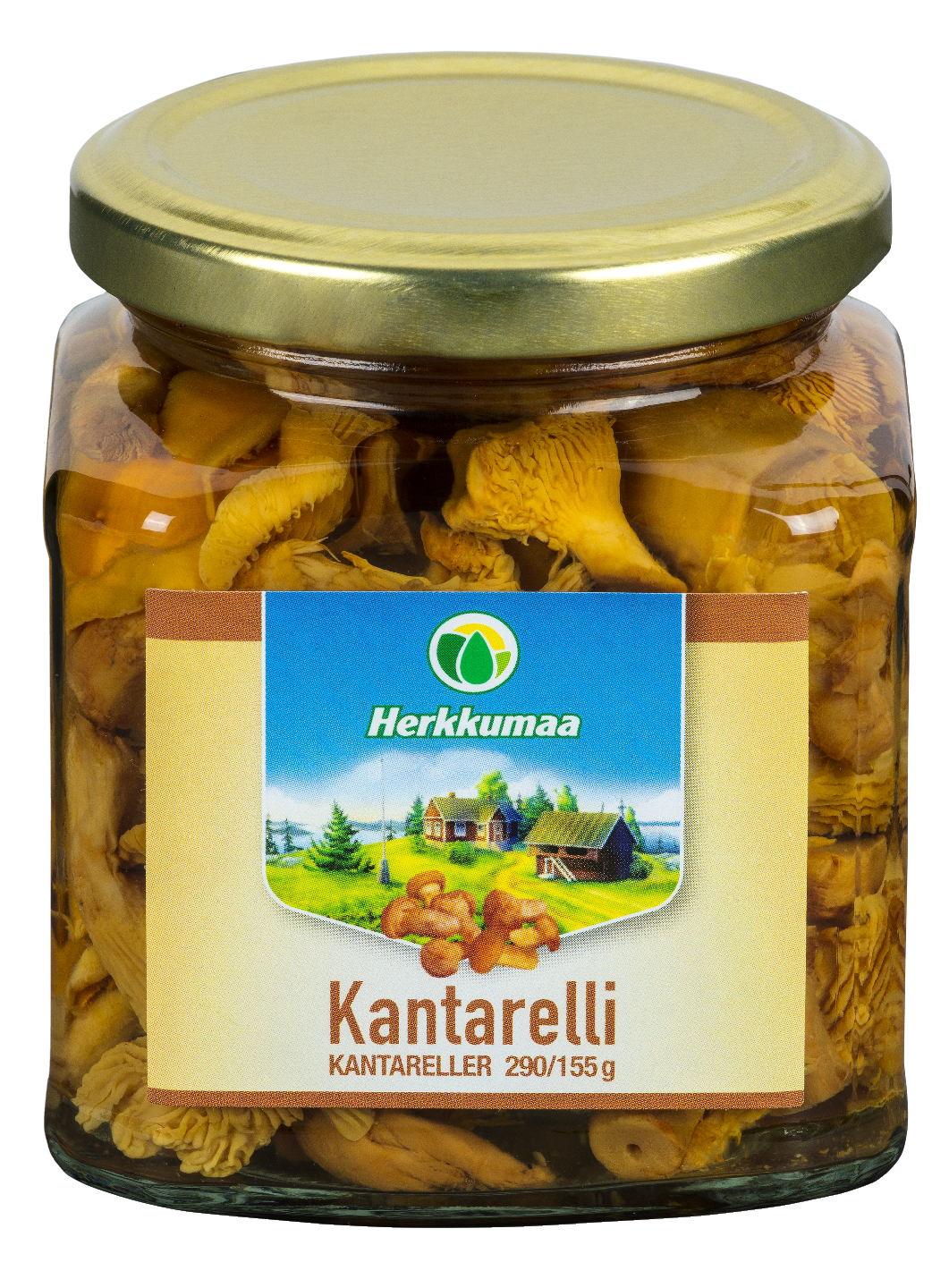 Herkkumaa Kantarelli 290g/155g