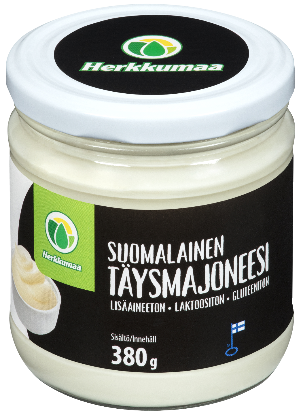 Herkkumaa täysmajoneesi 380g