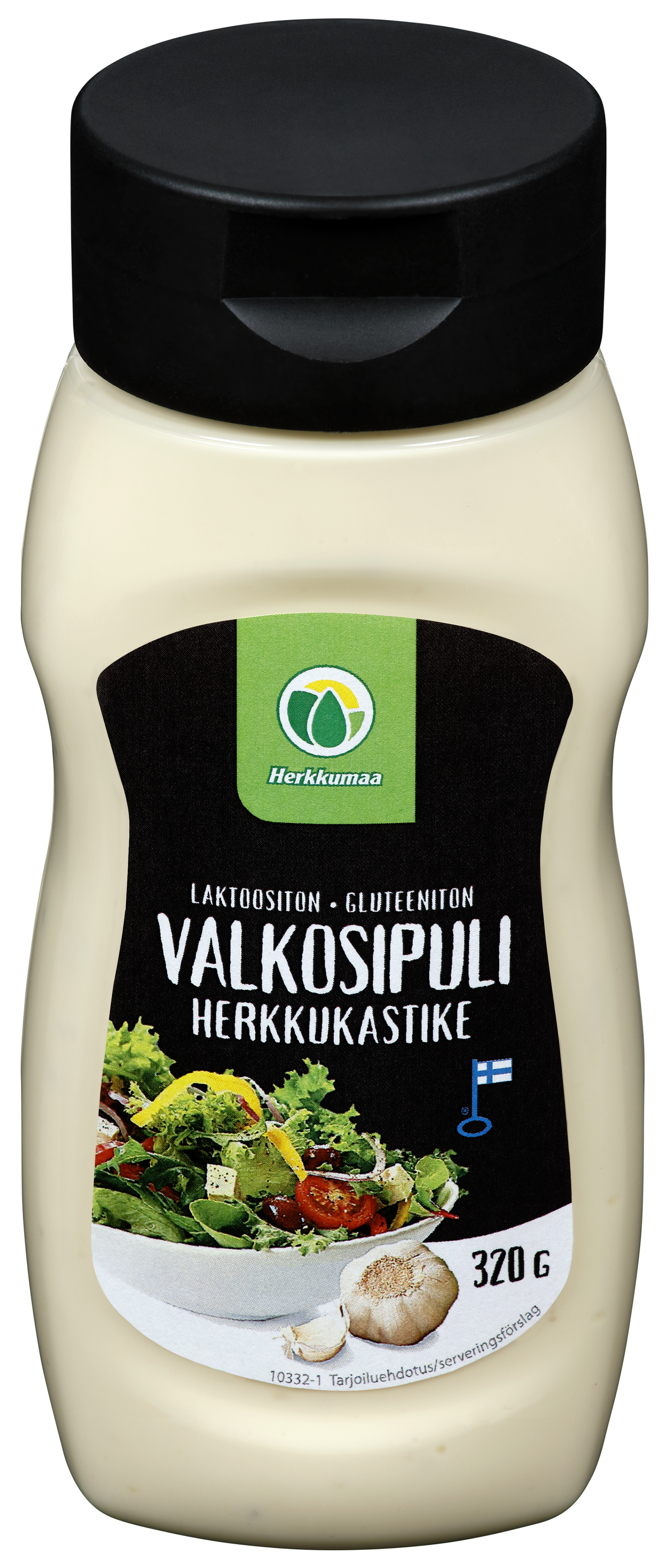 Herkkumaa valkosipulikastike 320g