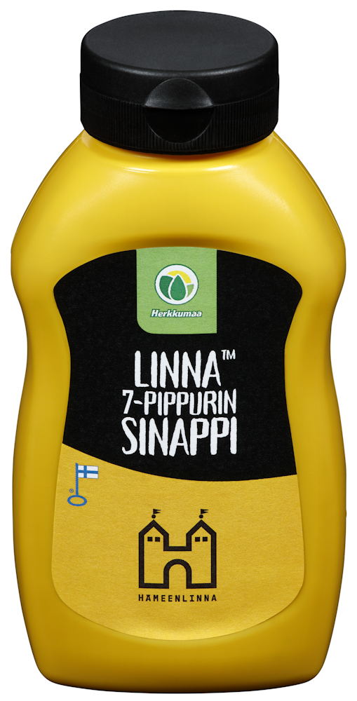 Herkkumaa Linna 7-pippurin sinappi 300g - HoReCa-tukku Kespro