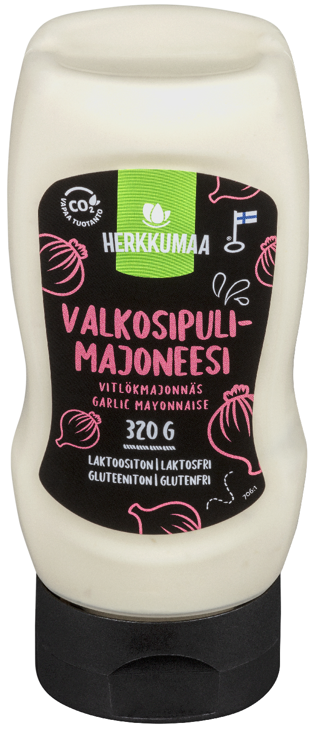 Herkkumaa Valkosipulimajoneesi 320 g