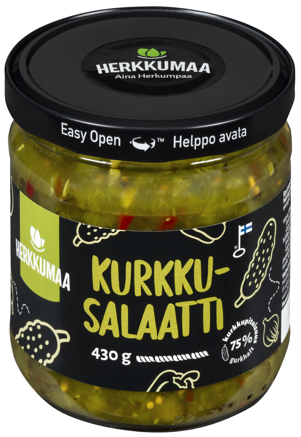 Herkkumaa Kurkkusalaatti 430g