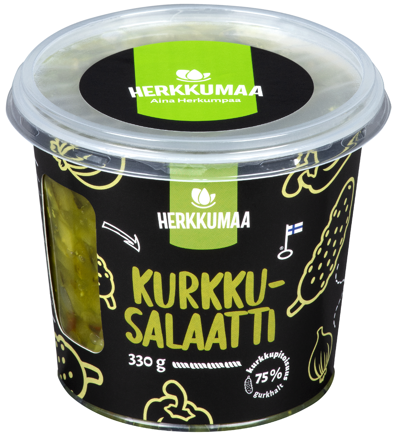 Herkkumaa Kurkkusalaatti 330g