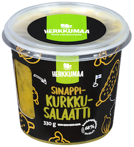 Herkkumaa Sinappikurkkusalaatti 330g