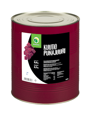 Herkkumaa kuutiopunajuuri 8,6/6,2 kg