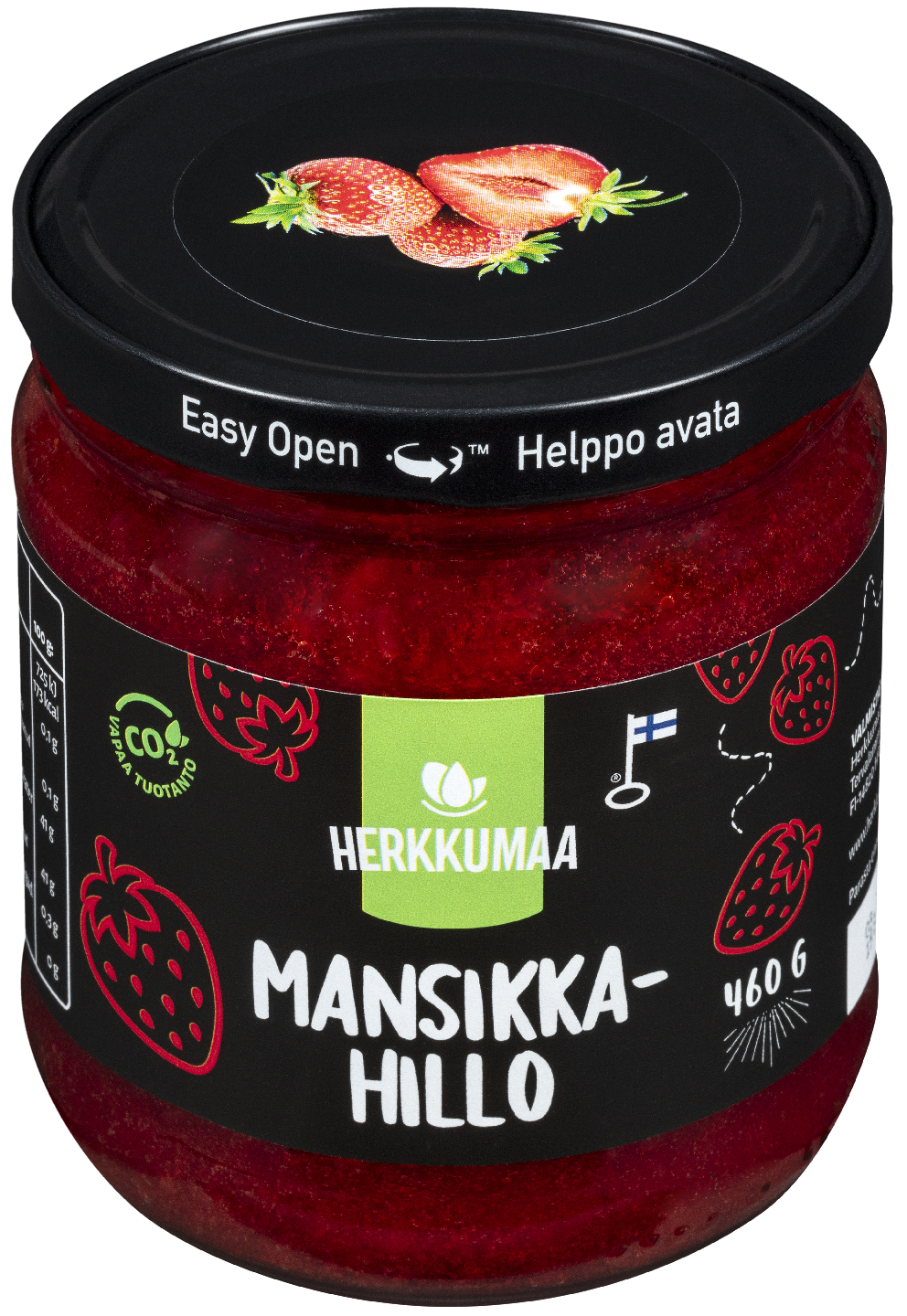 Herkkumaa Mansikkahillo 460g