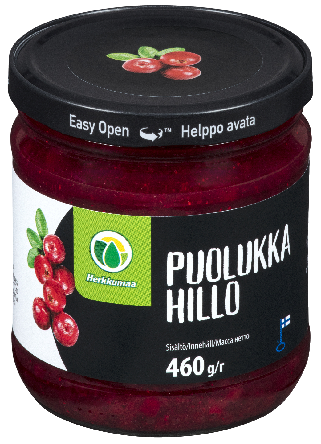 Herkkumaa Puolukkahillo 460g