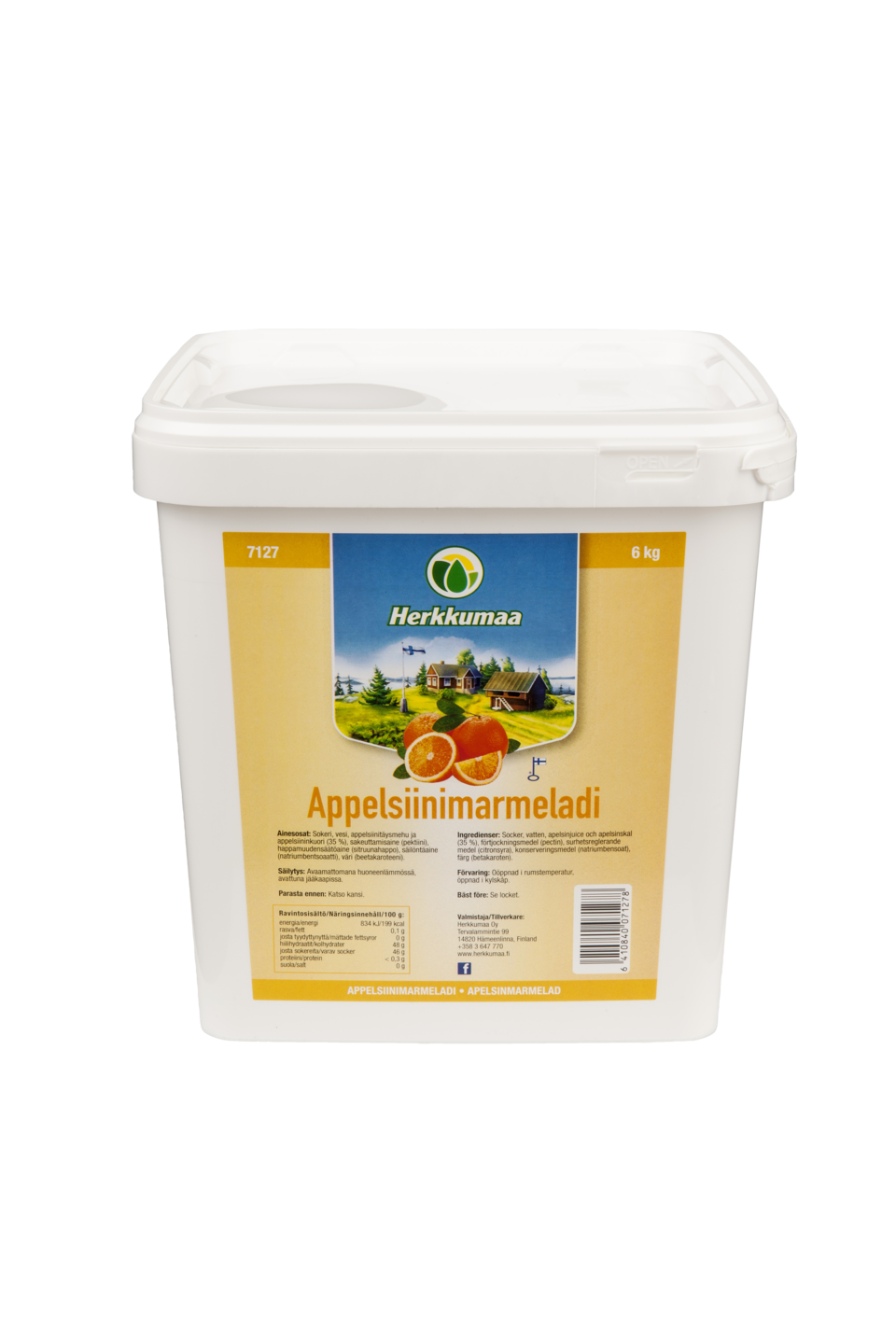 Herkkumaa appelsiinimarmeladi 6kg