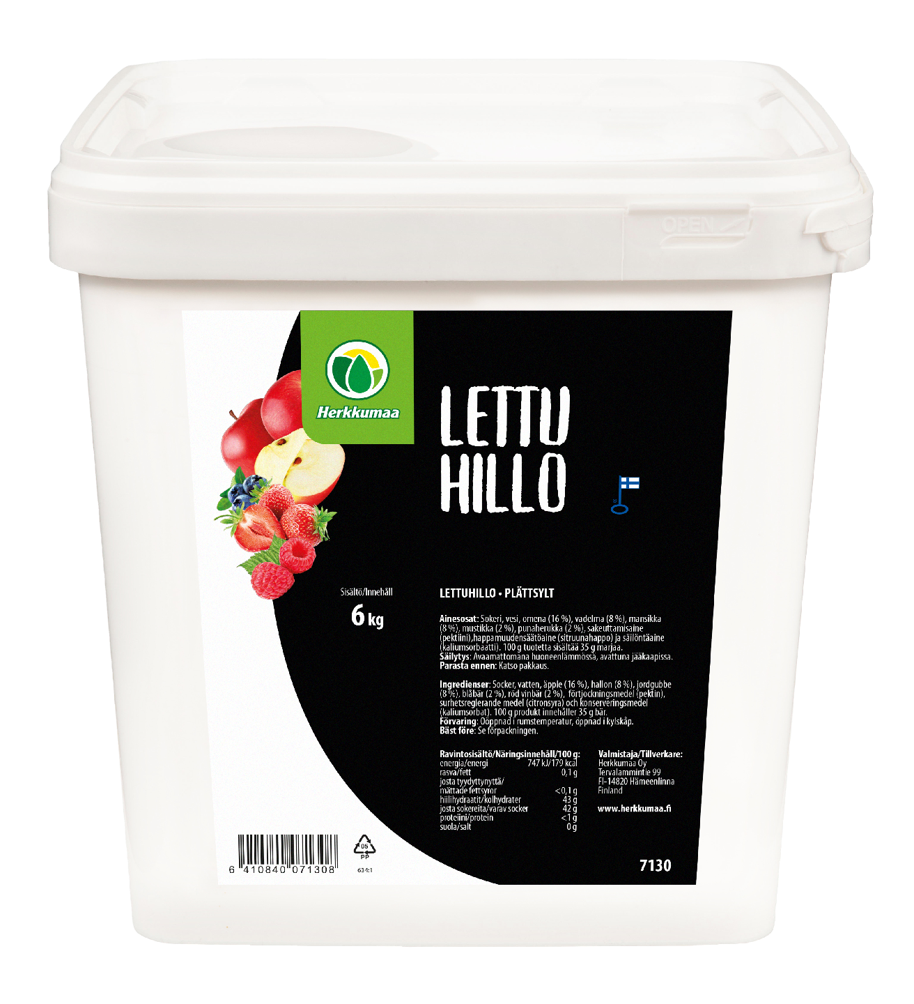 Herkkumaa lettuhillo 6kg