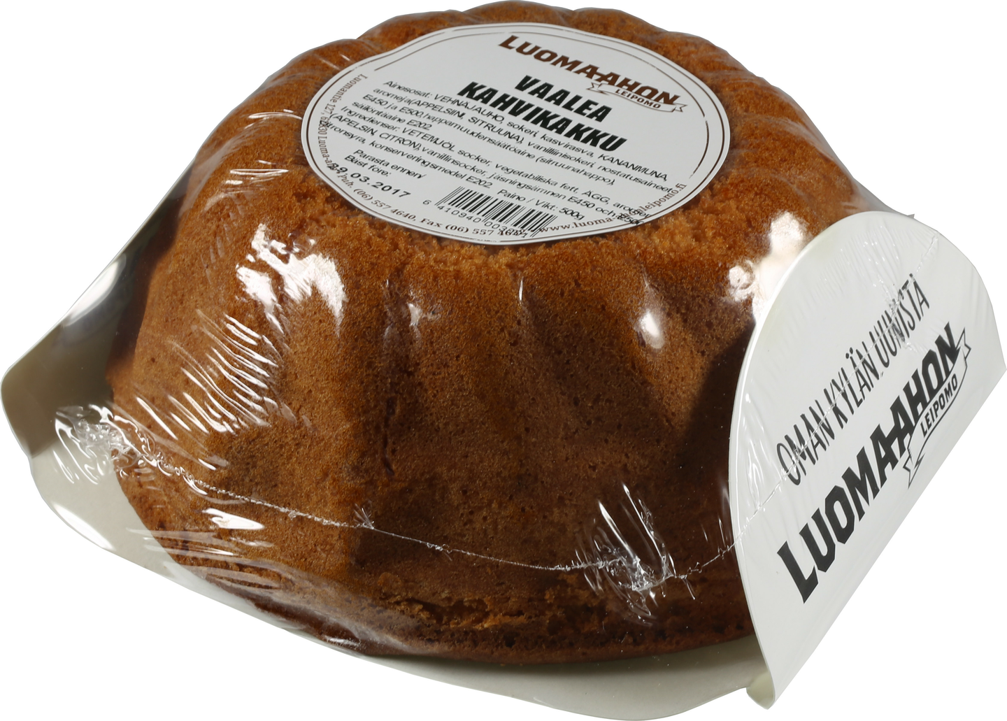 Luoma-ahon leipomo vaalea kahvikakku 500g | K-Ruoka Verkkokauppa