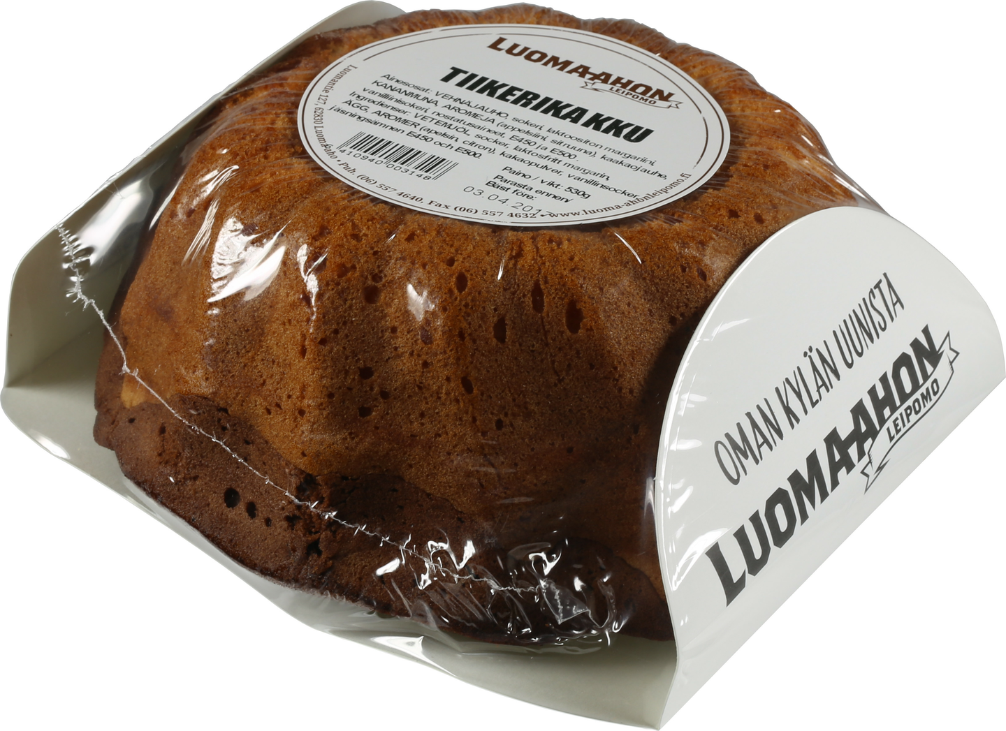 Luoma-ahon Leipomo tiikerikakku 530g | K-Ruoka Verkkokauppa