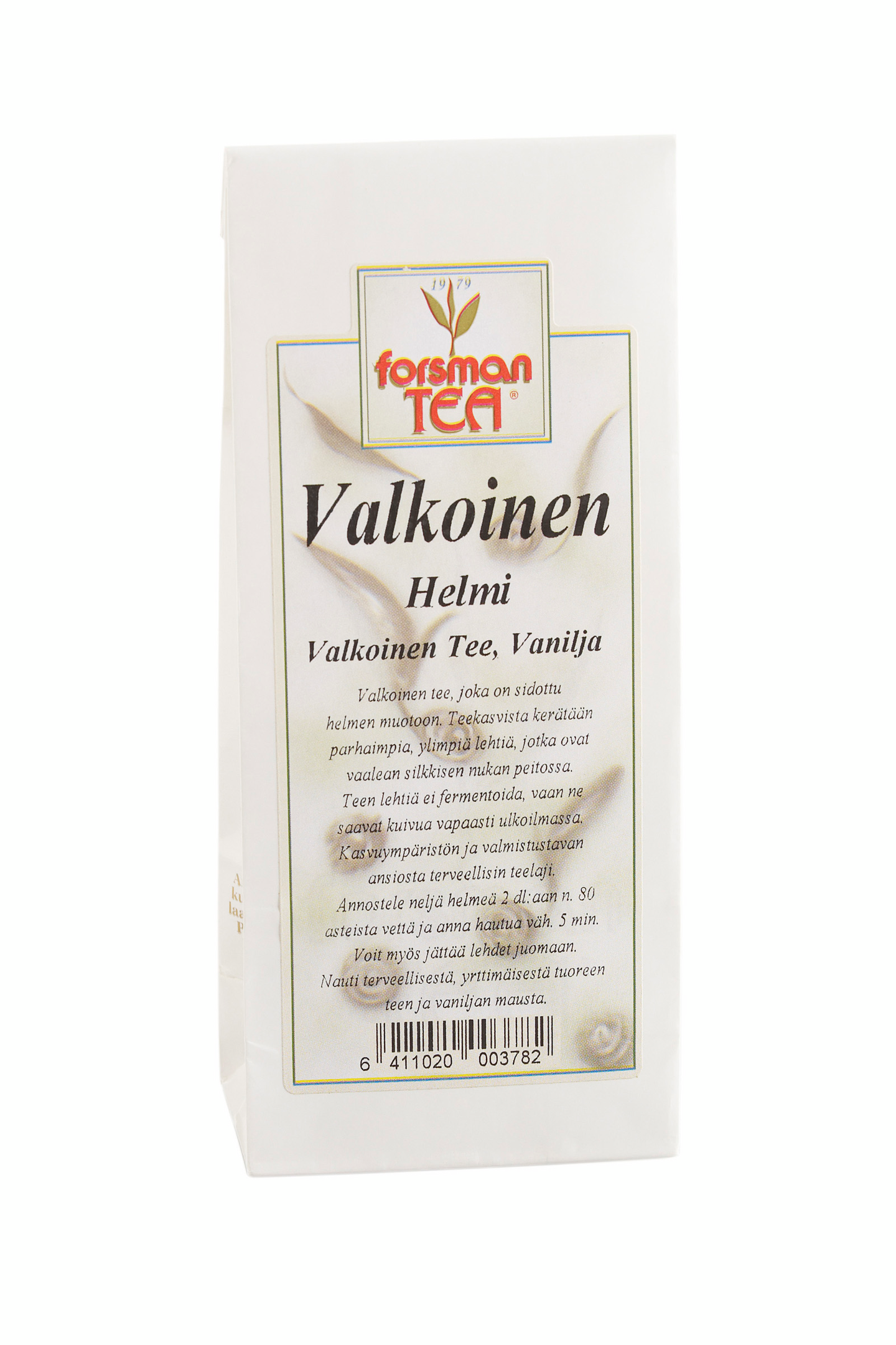 Forsman Valkoinen Helmi vaniljatee 60g