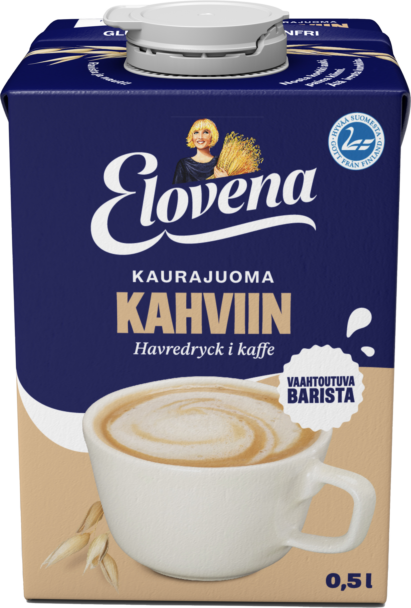 Elovena kaurajuoma kahviin 0,5l gluteeniton UHT