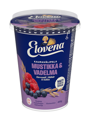 Elovena kauragurtti 400g mustikka-vadelma gluteeniton