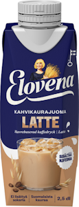 Elovena latte kahvikaurajuoma 2,5dl UHT