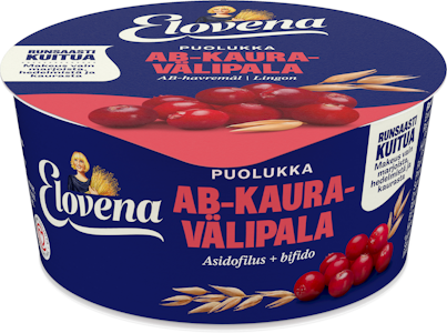 Elovena AB-kauragurtti 150g puolukka gluteeniton