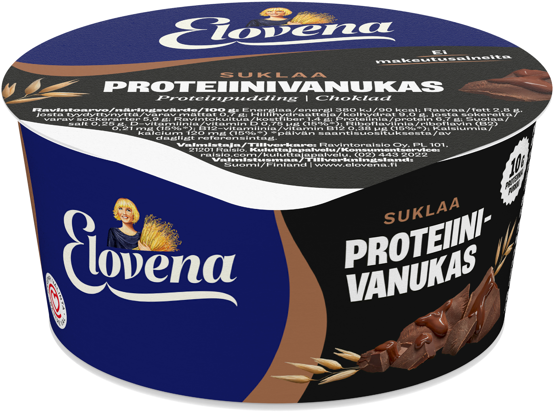 Elovena proteiinivanukas 150g suklaa