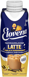 Elovena latte kahvikaurajuoma 2,5dl vanilja-kardemumma UHT