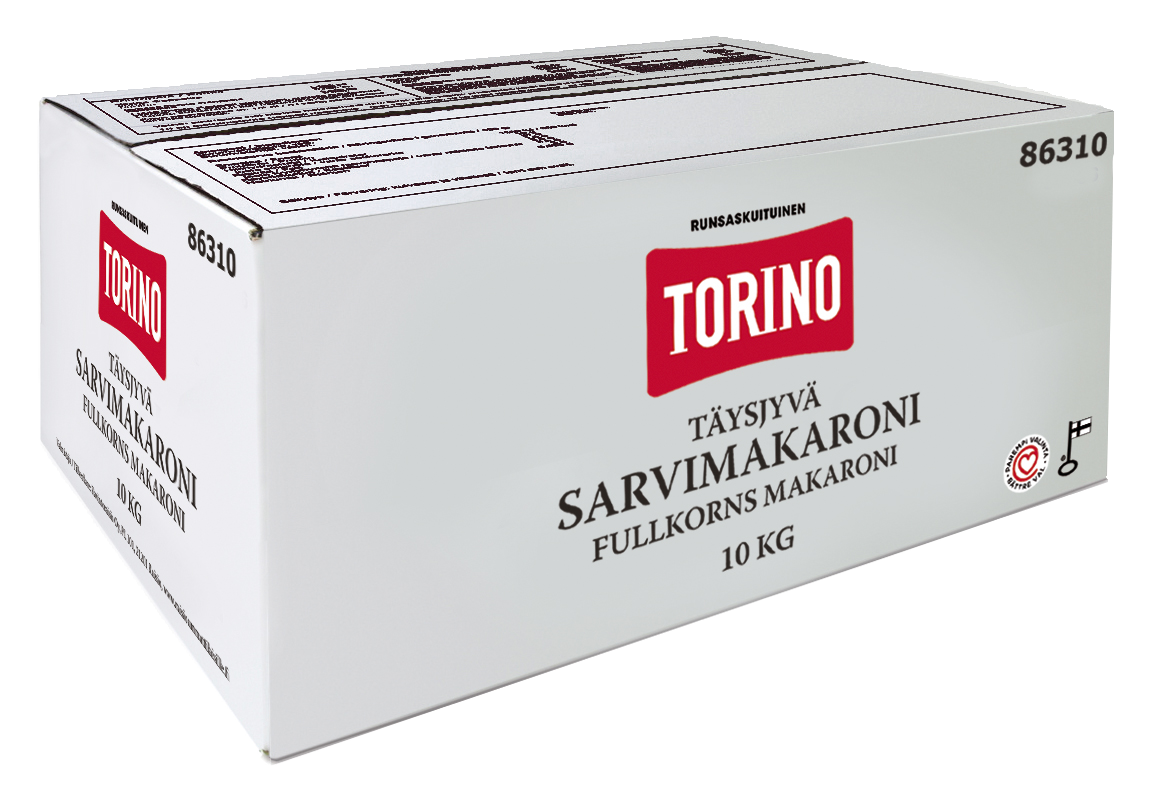 Torino täysjyväsarvimakaroni 10kg