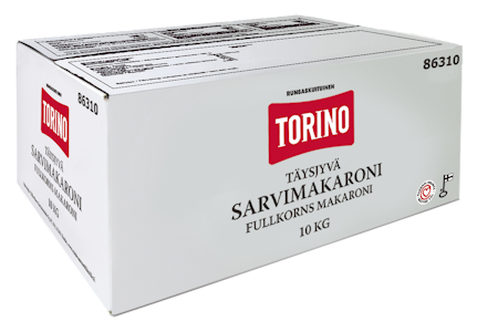 Torino täysjyväsarvimakaroni 10kg