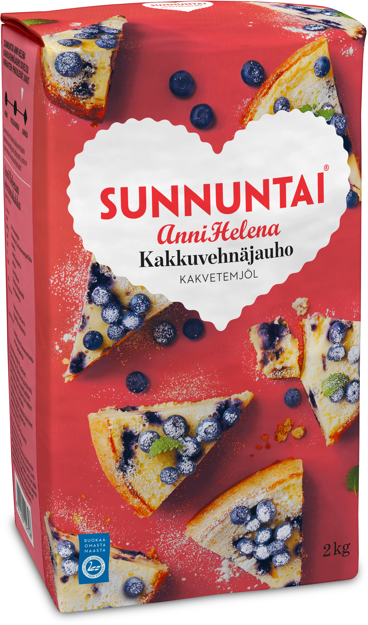 Sunnuntai Anni Helena kakkuvehnäjauho 2 kg