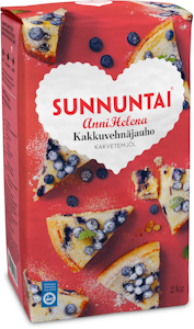 Sunnuntai Anni Helena kakkuvehnäjauho 2 kg