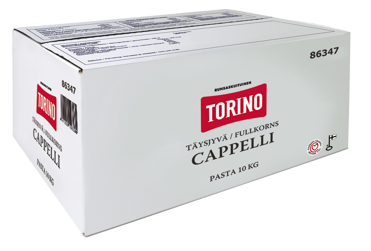 Torino täysjyvä cappelli pasta 10kg