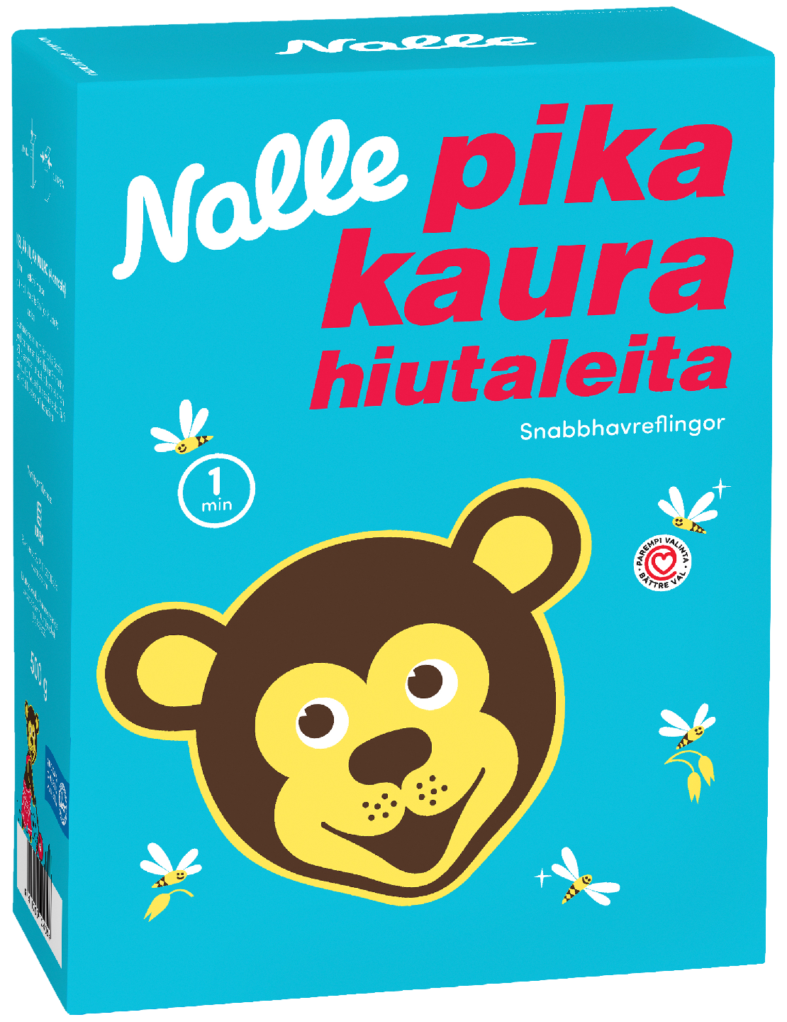 Nalle pikakaurahiutale 500g PUOLILAVA