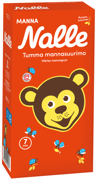 Nalle Manna tummia mannasuurimoita 500 g