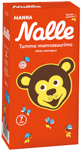 Nalle Manna tummia mannasuurimoita 500 g