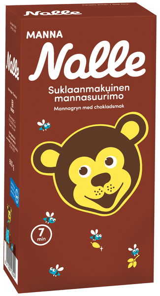 Nalle Manna suklaanmakuisia mannasuurimoita 600 g