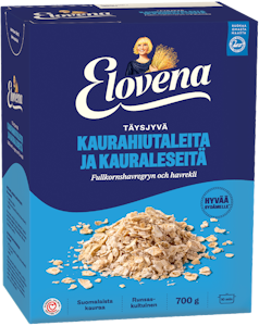 Elovena Täysjyvä kaurahiutaleita ja kauraleseitä 700g