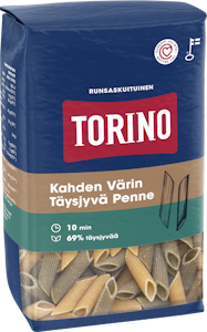 Torino Kahden värin täysjyväpennepasta 500g