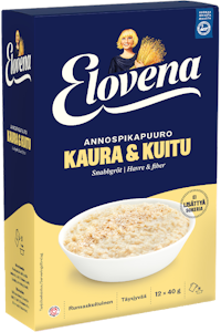 Elovena 12x40g annospikapuuro kaura ja kuitu