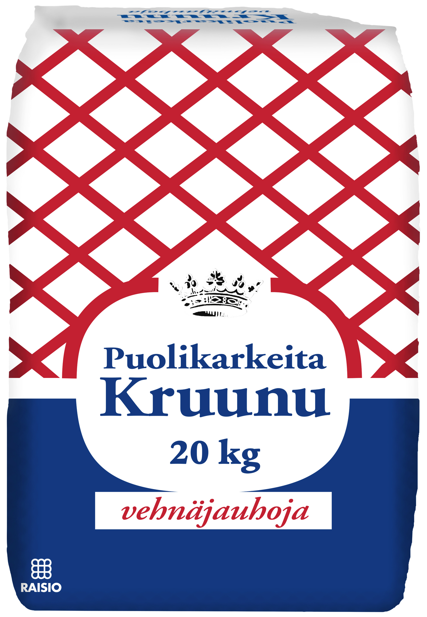 Kruunu puolikarkea vehnäjauho 20kg