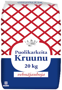 Kruunu puolikarkea vehnäjauho 20kg