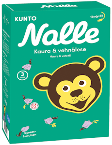 Nalle kuntokaura kaurahiutaleita ja vehnäleseitä 750 g