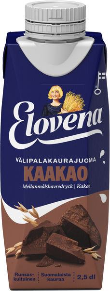 Elovena välipalakaurajuoma 2,5dl kaakao